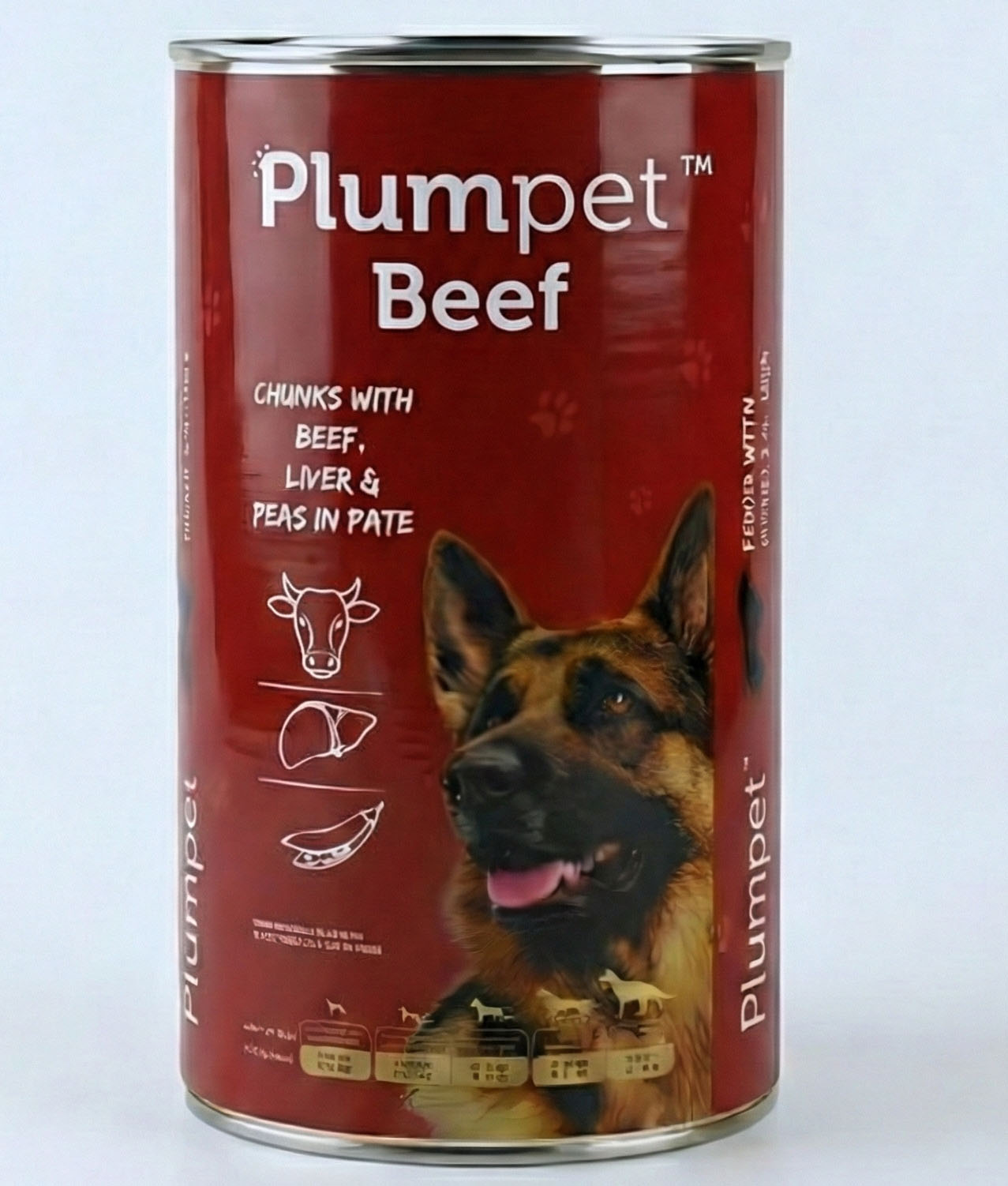 Beef Chunks with Liver  Dog Food